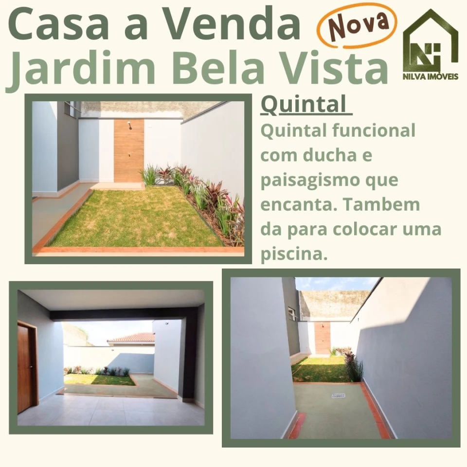 Imagens do imóveis Vendo Casa Nova com dois quartos e área Gourmet, Jardim Petunia