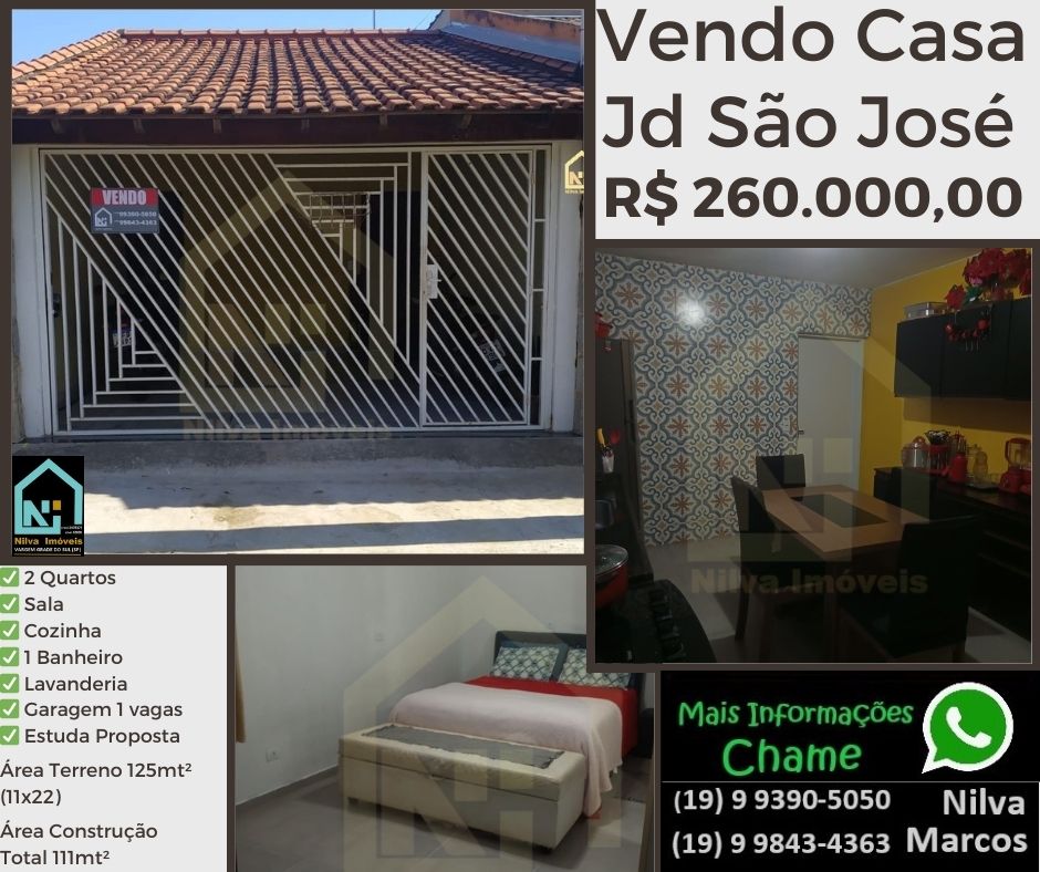 Imagens do imóveis Casa (Padrão), com 2 quartos e 1 banheiros à Venda, 111 m² em Vargem Grande do Sul/SP
