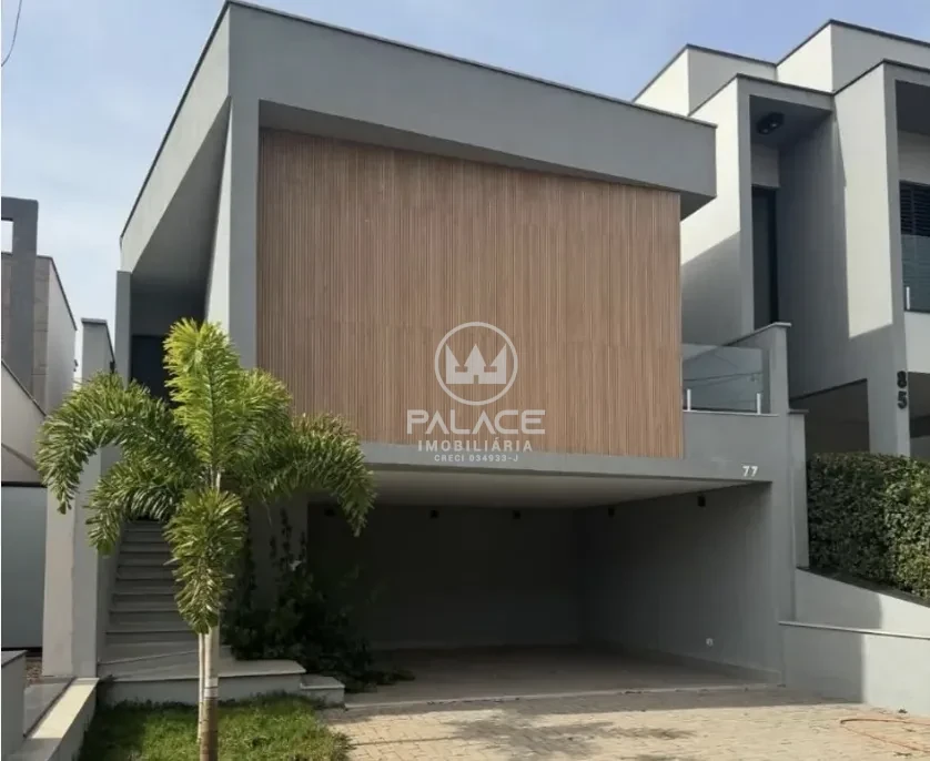 Casa Em Condomínio À Venda Condomínio Reserva Das Paineiras Piracicaba