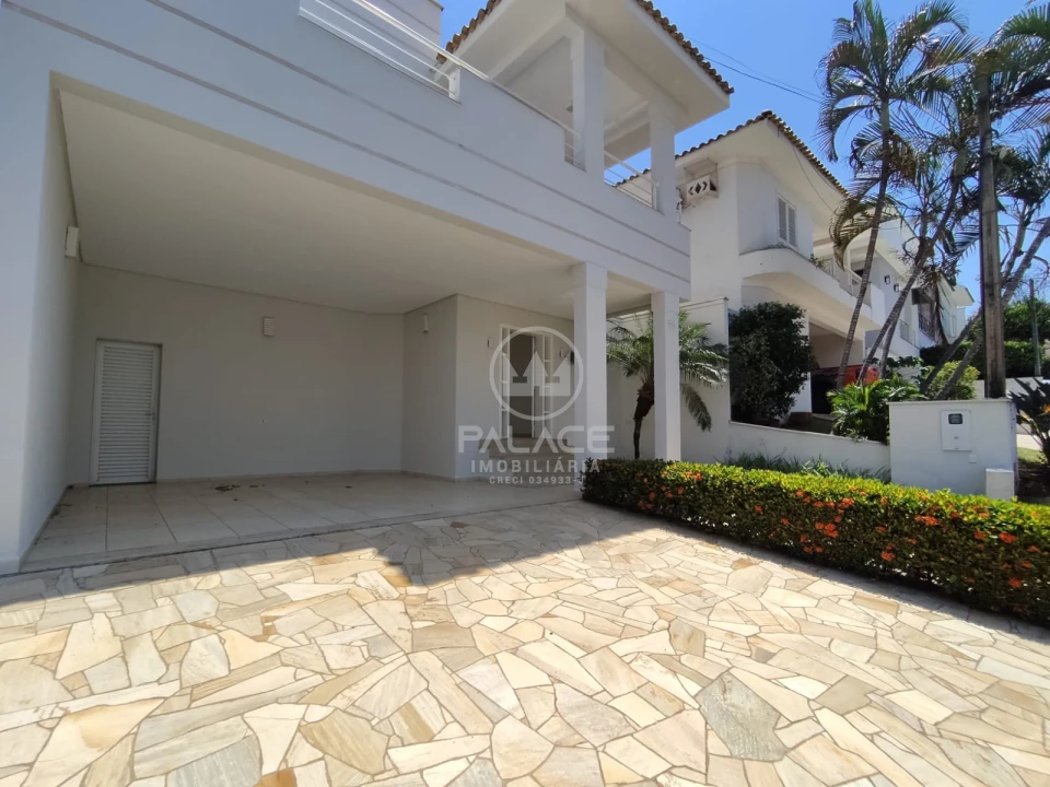 Casa 3 Suítes, Piscina, Churrasqueira Para Alugar Condomínio Terras De Piracicaba IV Piracicaba
