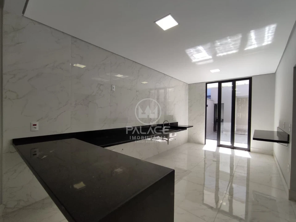 Casa Recém-Construída, 3 Quartos, Suíte, Churrasqueira Em Condomínio À Venda Residencial Mônaco Piracicaba