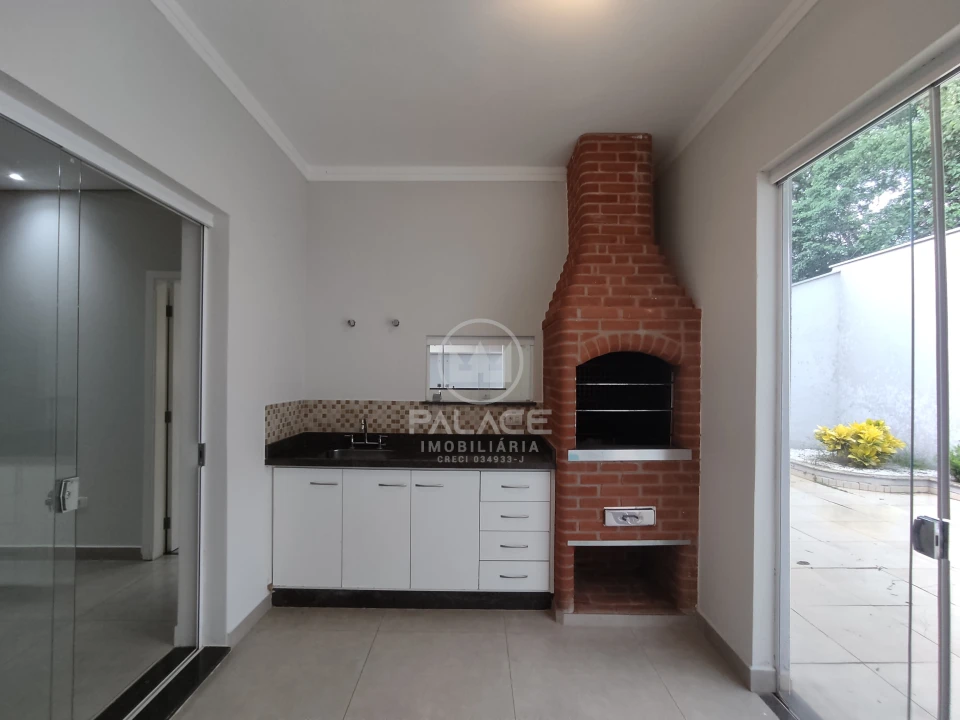 Casa 3 Suítes, Churrasqueira, Escritório, Em Condomínio Para Alugar Residencial Leao Piracicaba