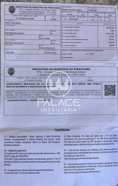 Imagens do imóveis terreno residencial à venda em dois córregos, piracicaba