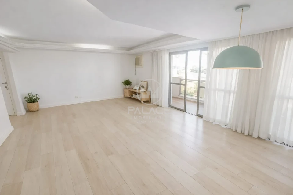 Apartamento de alto padrão com 152m² a venda no centro de Piracicaba, SP.