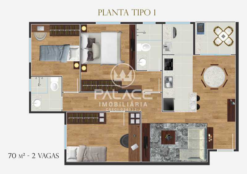 Imagens do imóveis apartamento à venda na avenida francisco luiz rasera, água branca, piracicaba 3 quartos 70m²