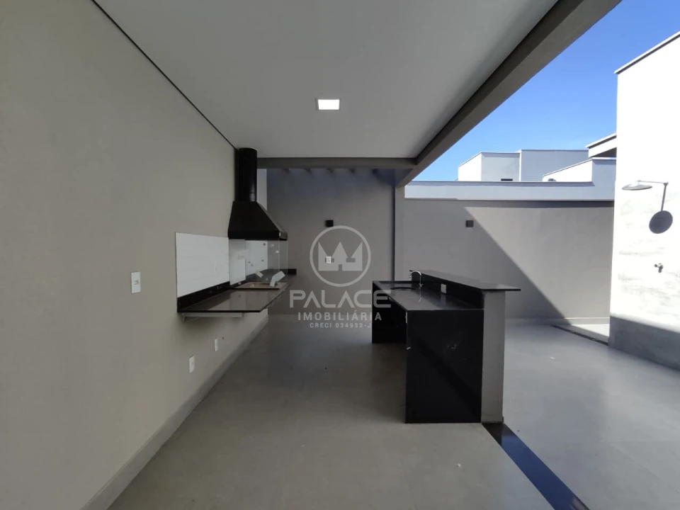 Casa Recém-Construída, 3 Quartos, Suíte, Churrasqueira Em Condomínio À Venda Residencial Mônaco Piracicaba