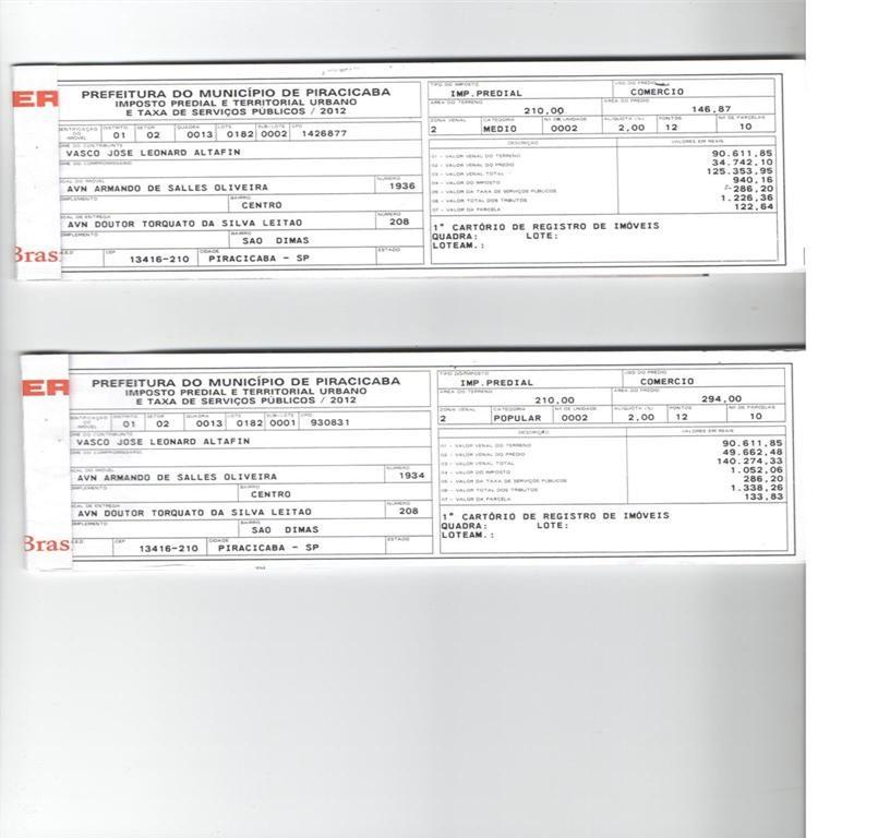 Imagens do imóveis casa comercial à venda em centro, piracicaba 2 quartos 441m²