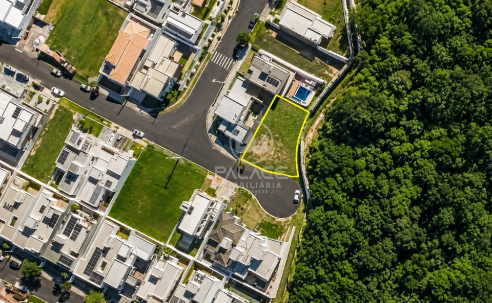 Terreno com vista privativa para área verde, Condomínio Soleil Piracicaba