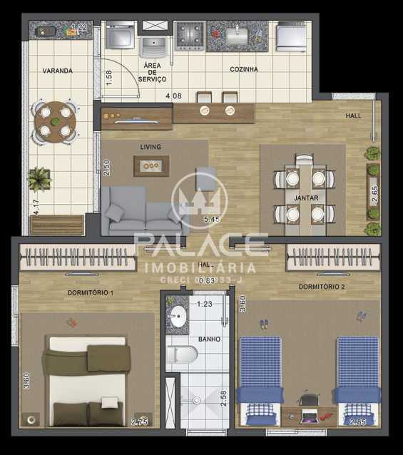 Imagens do imóveis apartamento à venda em vale do sol, piracicaba 2 quartos 56m²