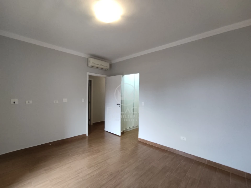 Casa 3 Suítes, Churrasqueira, Escritório, Em Condomínio Para Alugar Residencial Leao Piracicaba