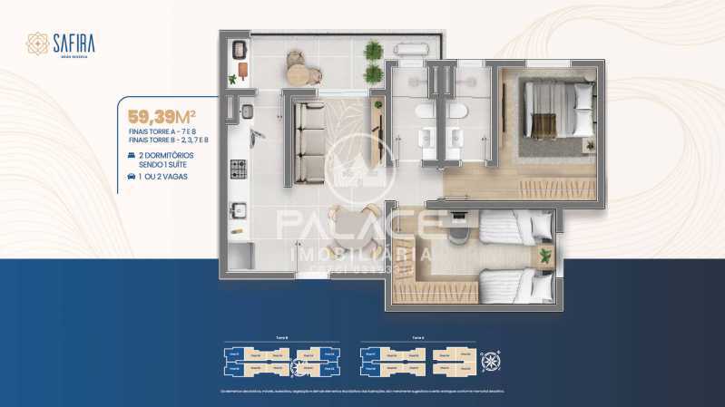 Imagens do imóveis apartamento à venda em jardim parque jupiá, piracicaba 2 quartos 52m²