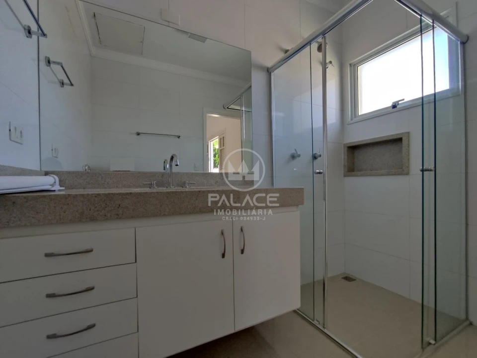 Casa 3 Suítes, Piscina, Churrasqueira Para Alugar Condomínio Terras De Piracicaba IV Piracicaba