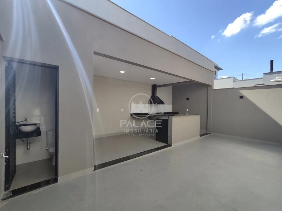 Casa Recém-Construída, 3 Quartos, Suíte, Churrasqueira Em Condomínio À Venda Residencial Mônaco Piracicaba