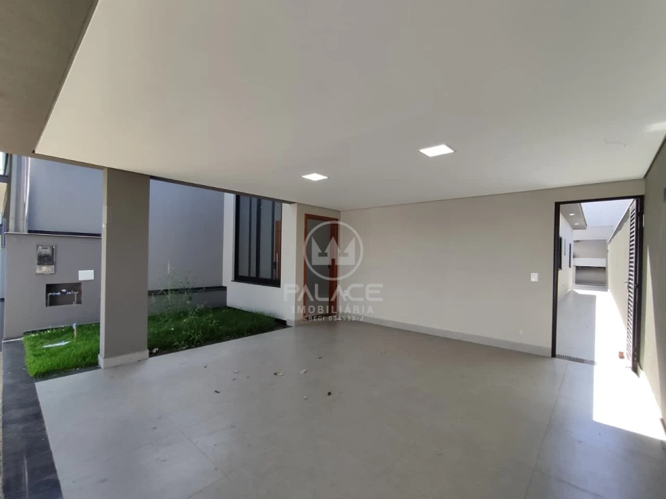 Casa Recém-Construída, 3 Quartos, Suíte, Churrasqueira Em Condomínio À Venda Residencial Mônaco Piracicaba