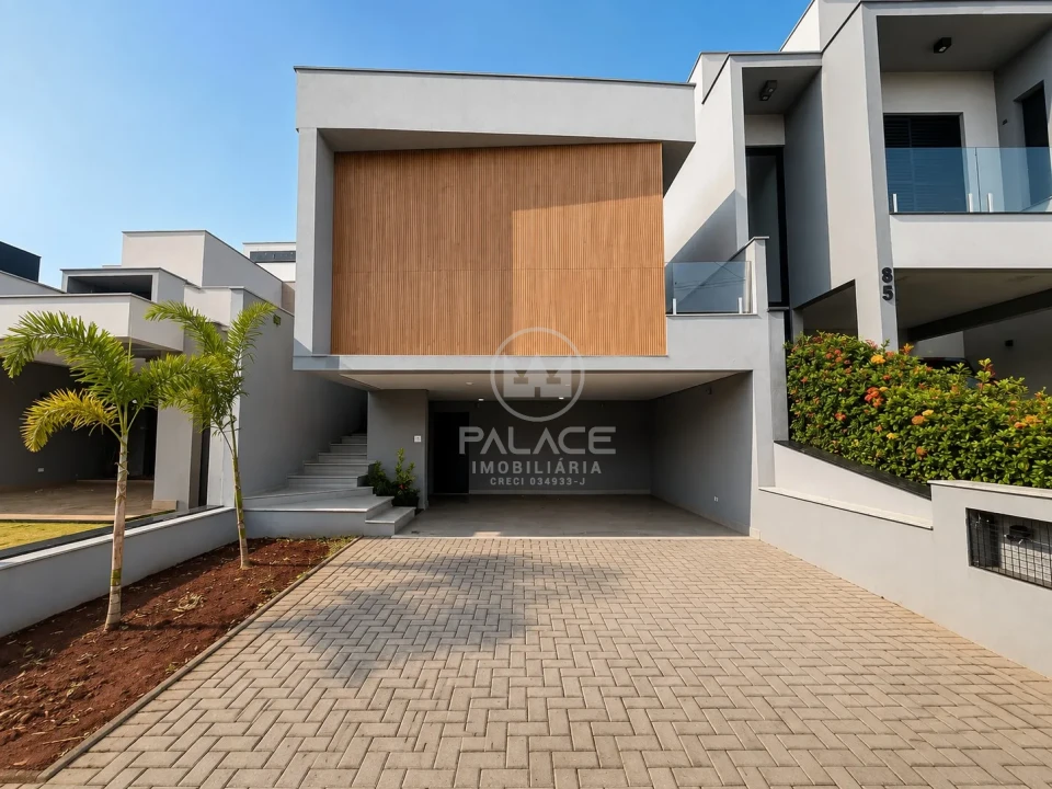 Casa Em Condomínio À Venda Condomínio Reserva Das Paineiras Piracicaba