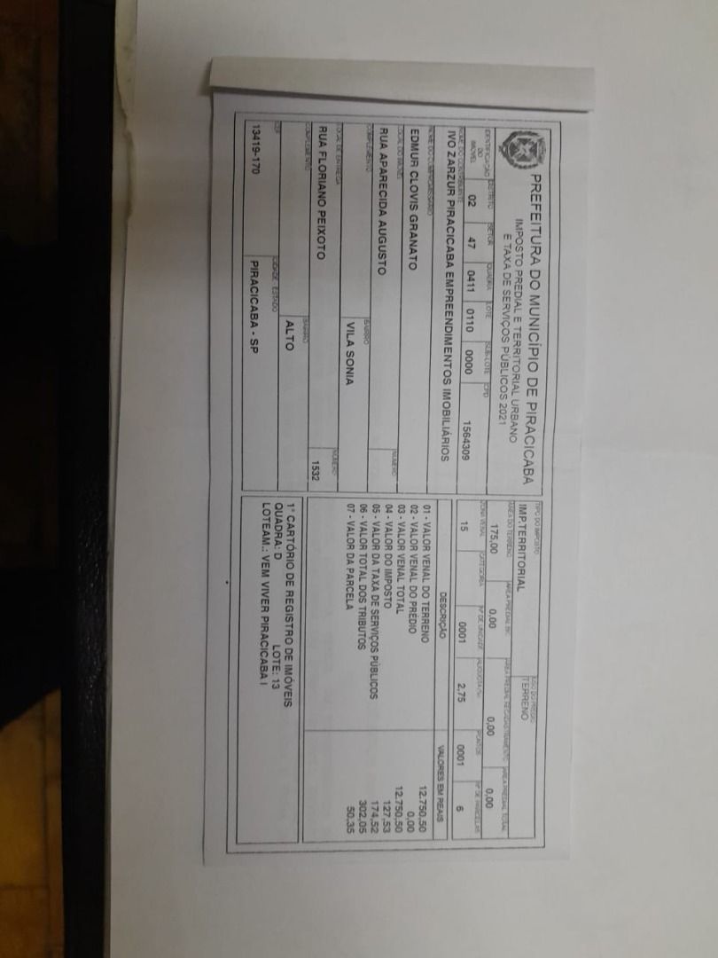 Imagens do imóveis terreno residencial à venda em loteamento vem viver piracicaba i, piracicaba