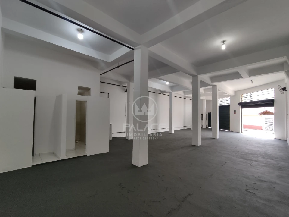 Salão Comercial Pé Direito Duplo Para Alugar Vila Independência Piracicaba