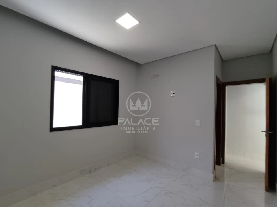 Casa Recém-Construída, 3 Quartos, Suíte, Churrasqueira Em Condomínio À Venda Residencial Mônaco Piracicaba