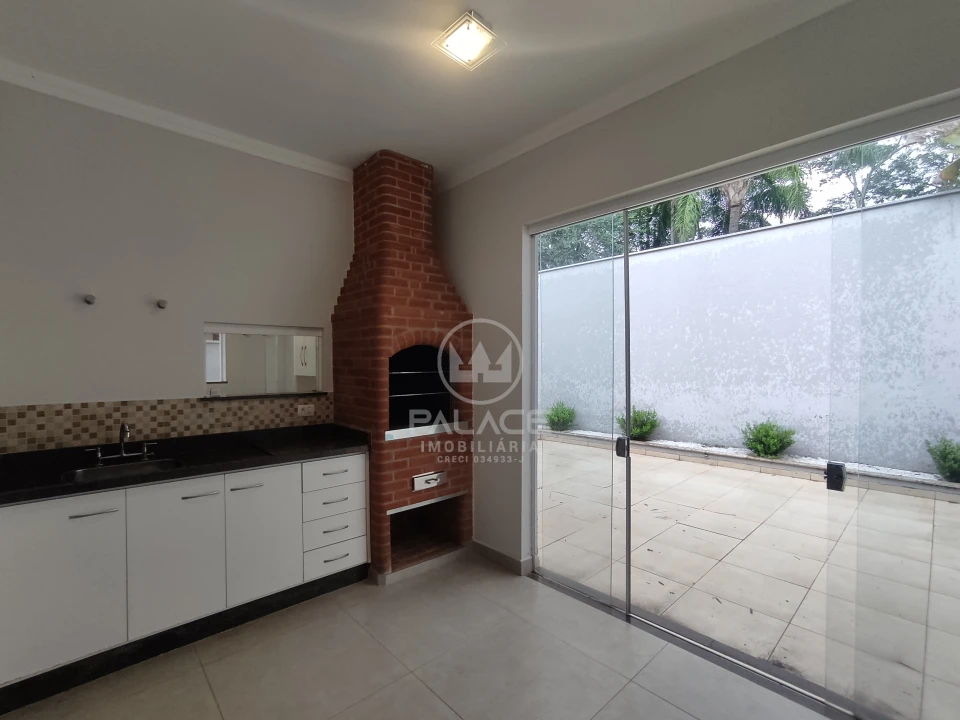 Casa 3 Suítes, Churrasqueira, Escritório, Em Condomínio Para Alugar Residencial Leao Piracicaba