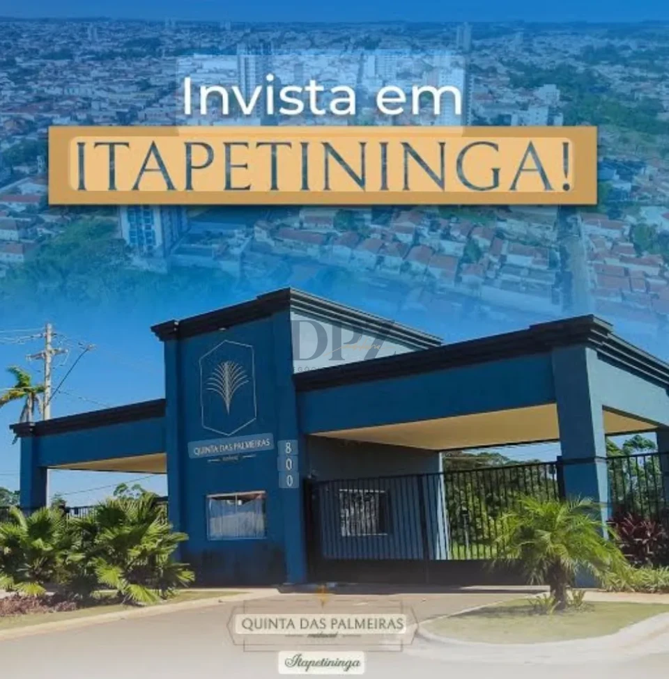 Terreno Em Condomínio À Venda Quinta Das Palmeiras Itapetininga