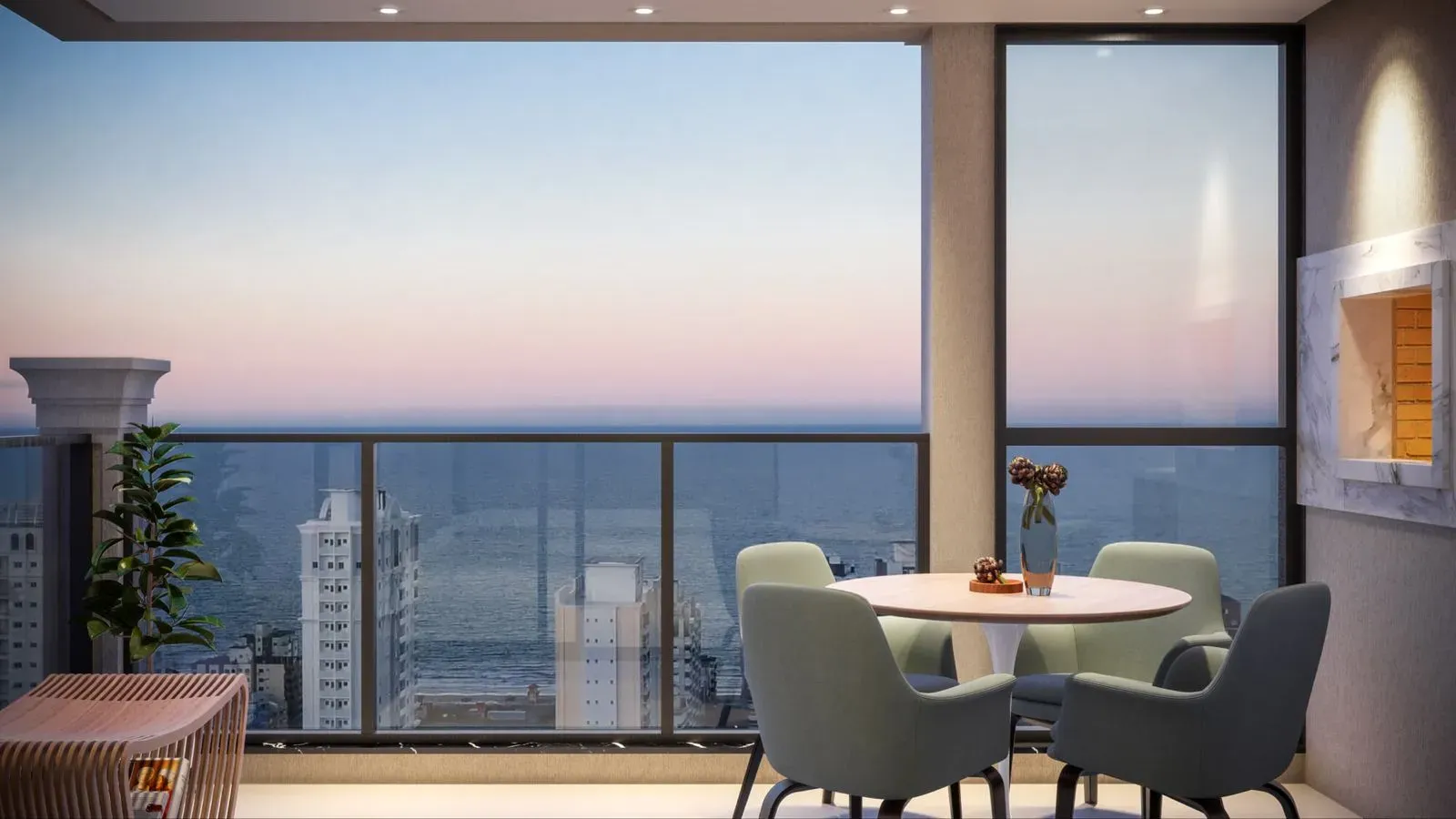 Imagens do imóveis Apartamento na planta com 2 suítes e 2 vagas de garagem em Itapema