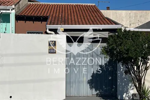 Casa de 1 quarto, cozinha e banheiro