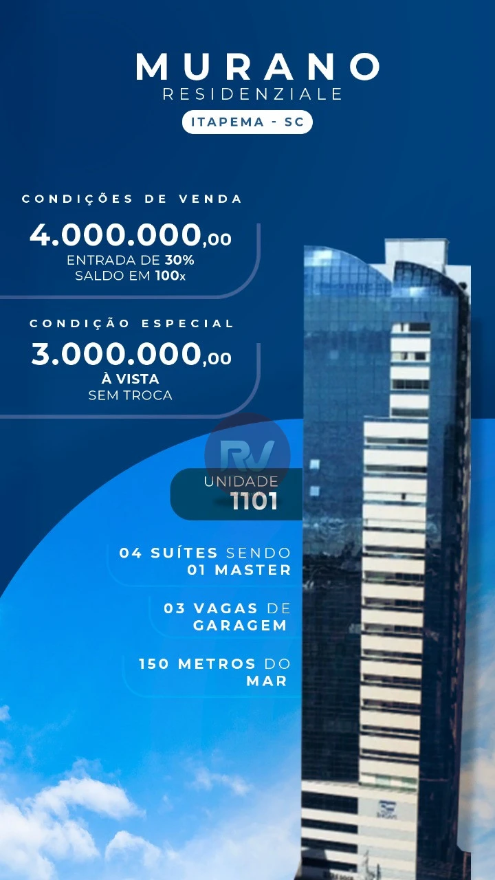 Imagens do imóveis EDIFÍCIO MURANO RESIDENZIALE - ITAPEMA - SC - R$ 4.000.000,00