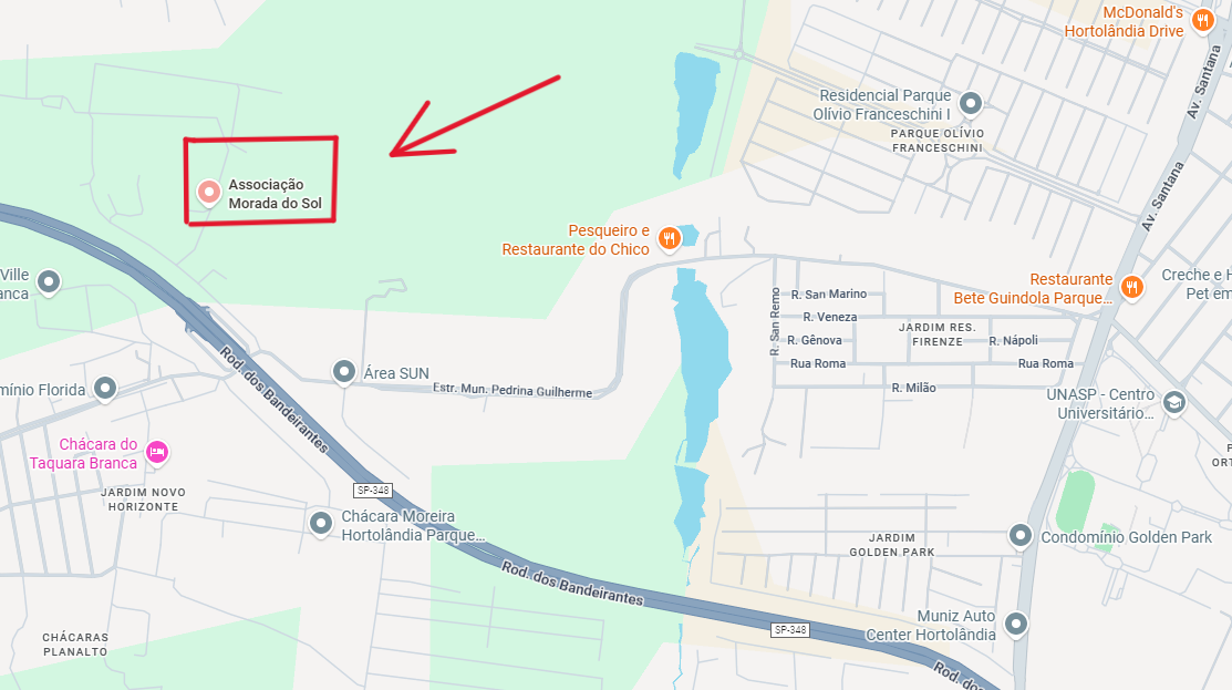 Imagens do imóveis Lote 500m² na Associação Morada do Sol, Hortolândia - SP