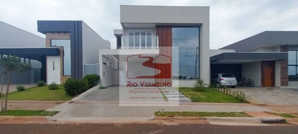 SOBRADO COM 3 DORMITÓRIOS NO CONDOMÍNIO ARAGUARI