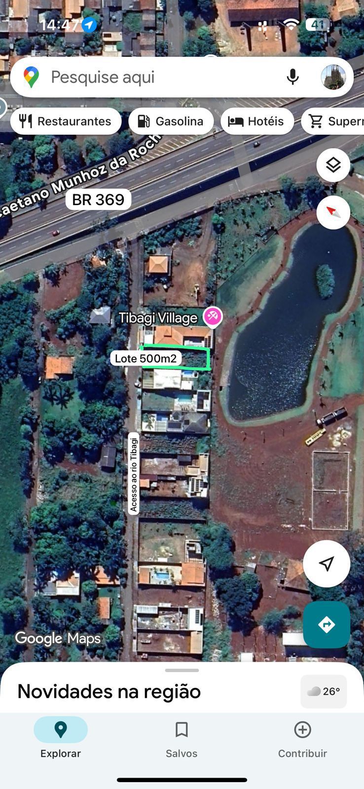 ? Terreno em Condomínio de Chácaras ? Jataizinho/PR