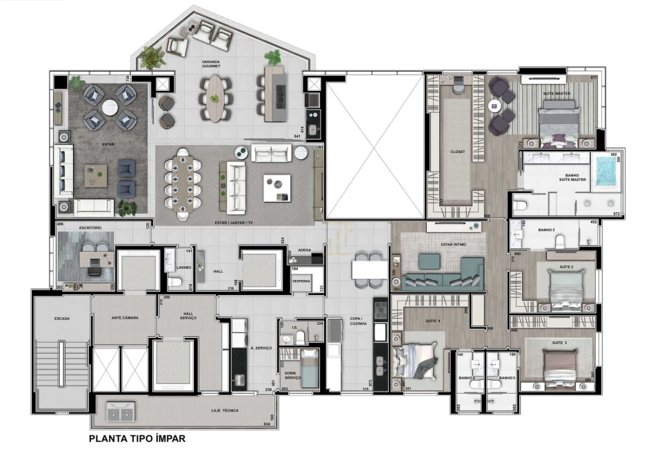 Imagens do imóveis Apartamento Para Alugar Edifício Wave Londrina