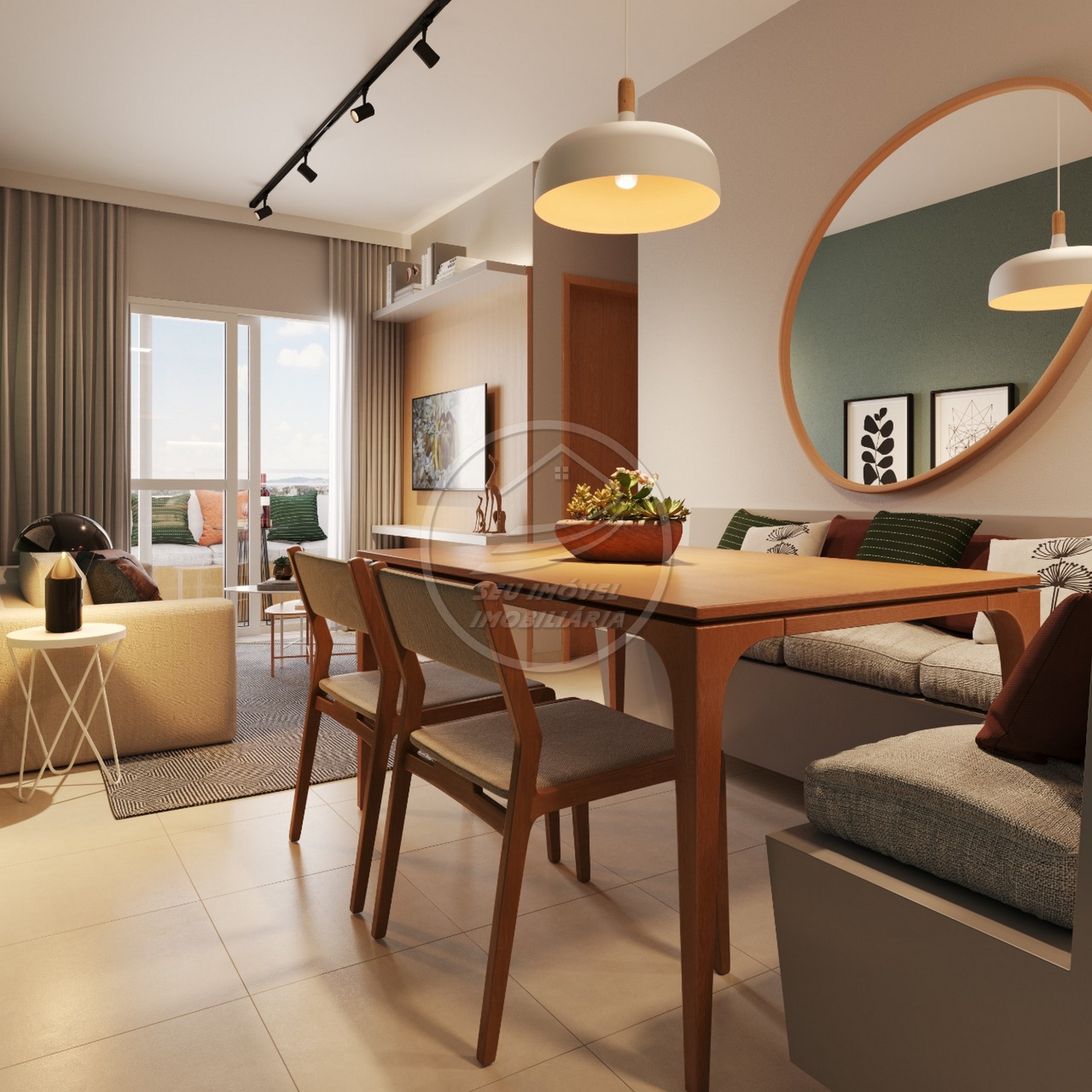 Apartamento a venda em Uberaba | Jardim do Lago | 2 Quartos | 1 Suítes | Com varanda.