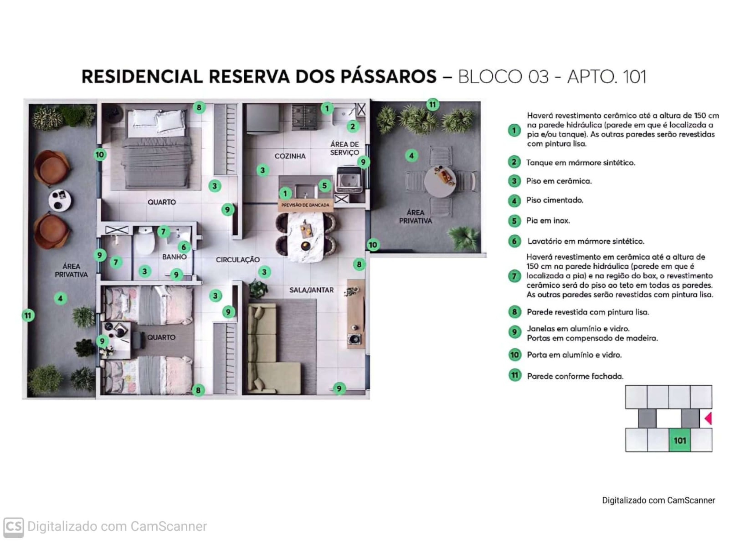 Apartamento à venda em Uberaba/MG | 2 quartos |  Sala | R$ 230 mil