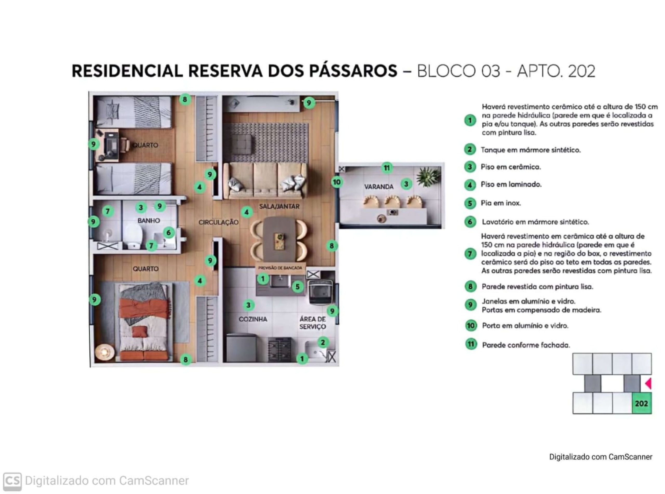 Apartamento à venda em Uberaba/MG | 2 quartos |  Sala | R$ 230 mil