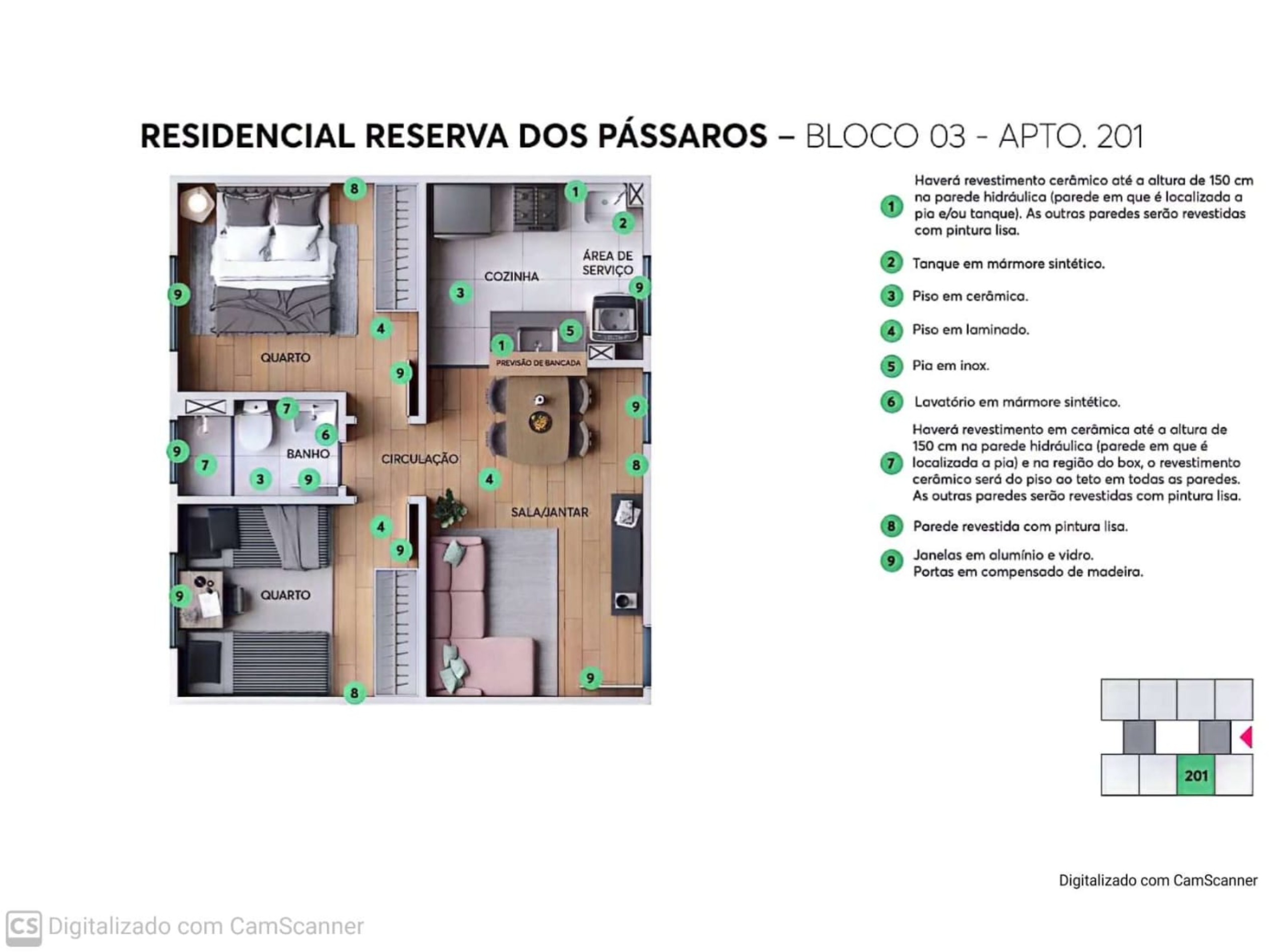 Apartamento à venda em Uberaba/MG | 2 quartos |  Sala | R$ 230 mil