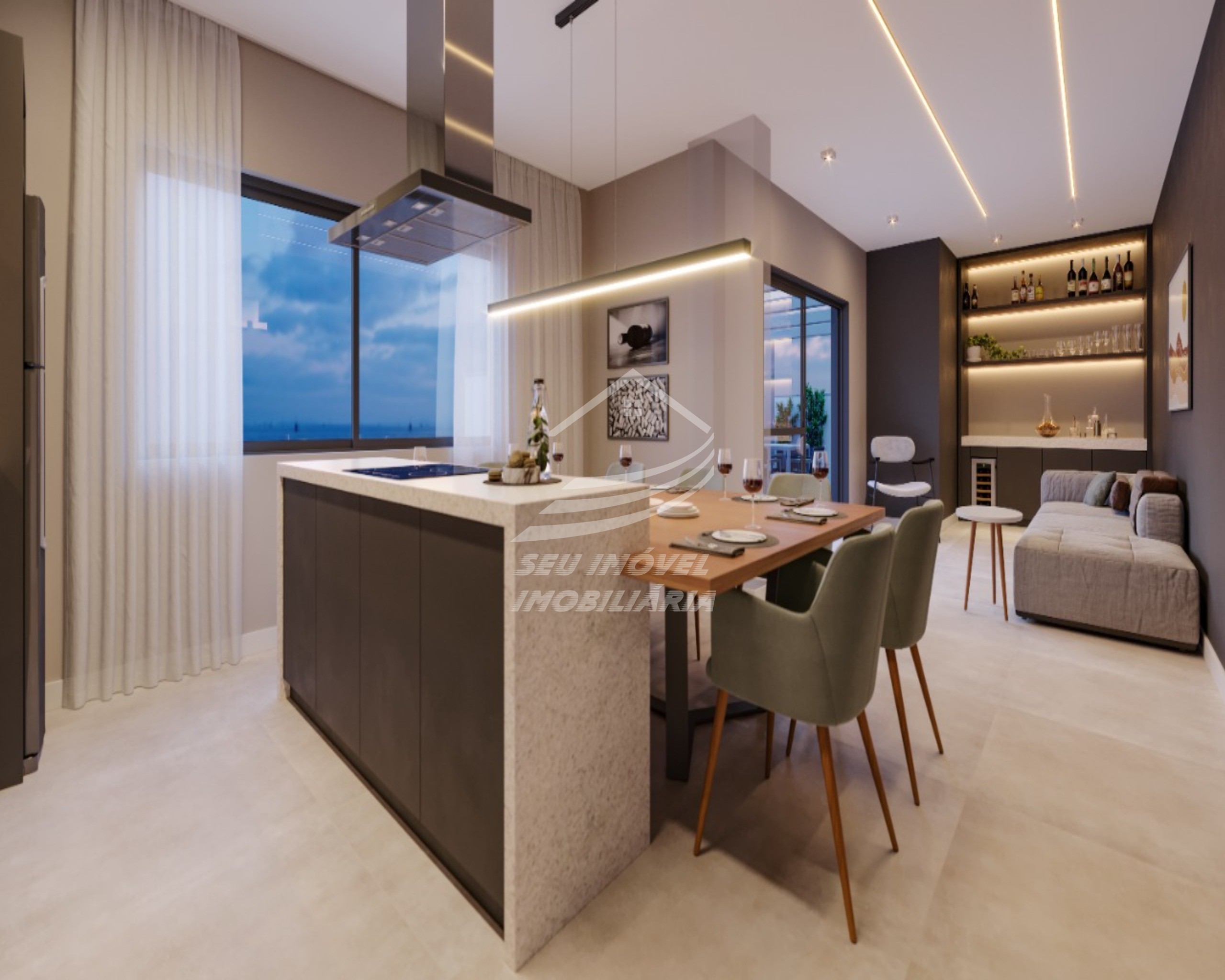 Apartamentos a venda em Uberaba | Évros | 2 vagas | 101 m² | Torre Única | 22 andares