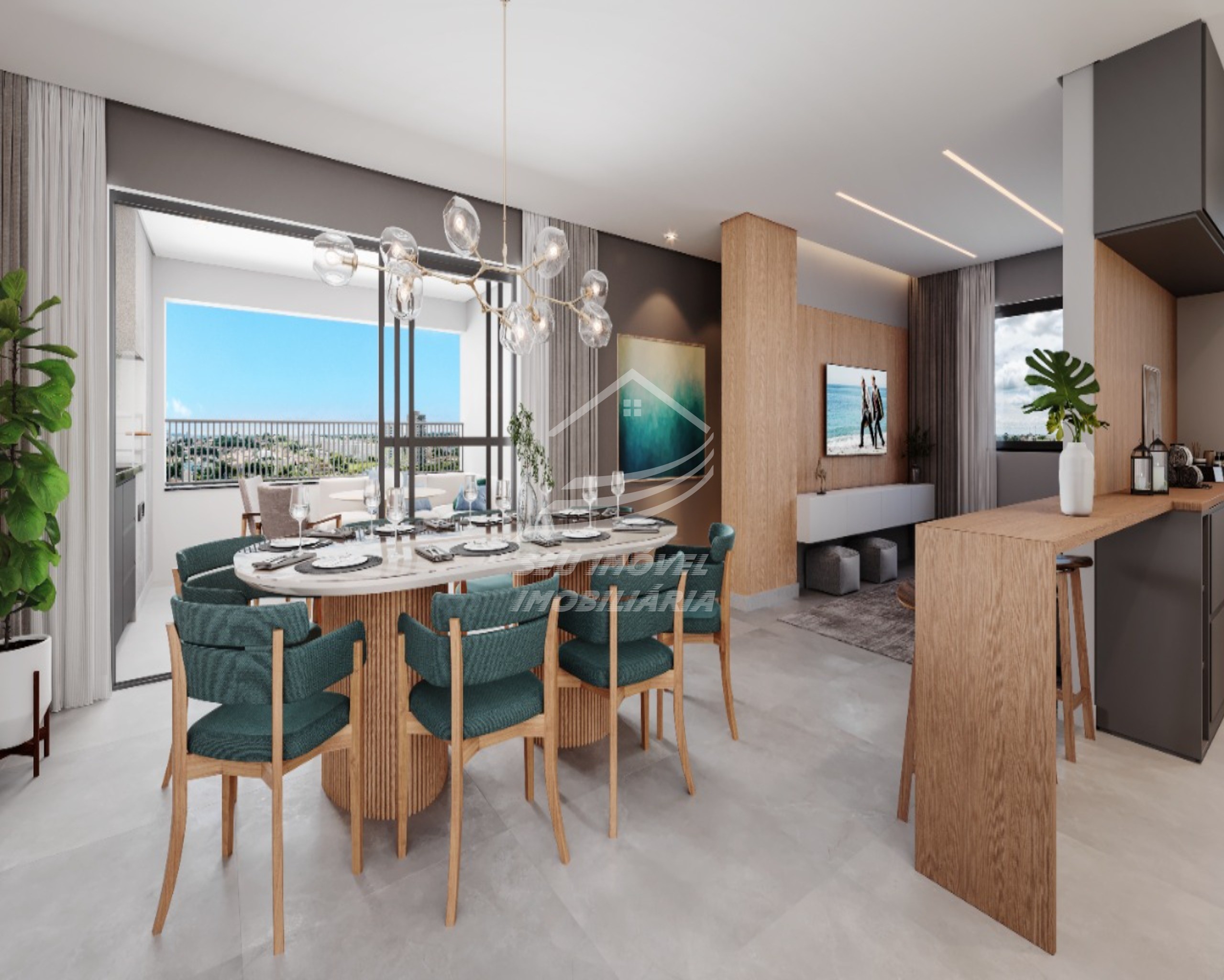 Apartamentos a venda em Uberaba | Évros | 2 vagas | 101 m² | Torre Única | 22 andares