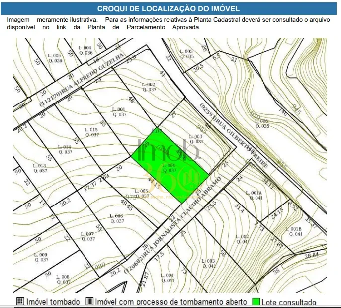 Imagens do imóveis LOTE Á VENDA - BONSUCESSO