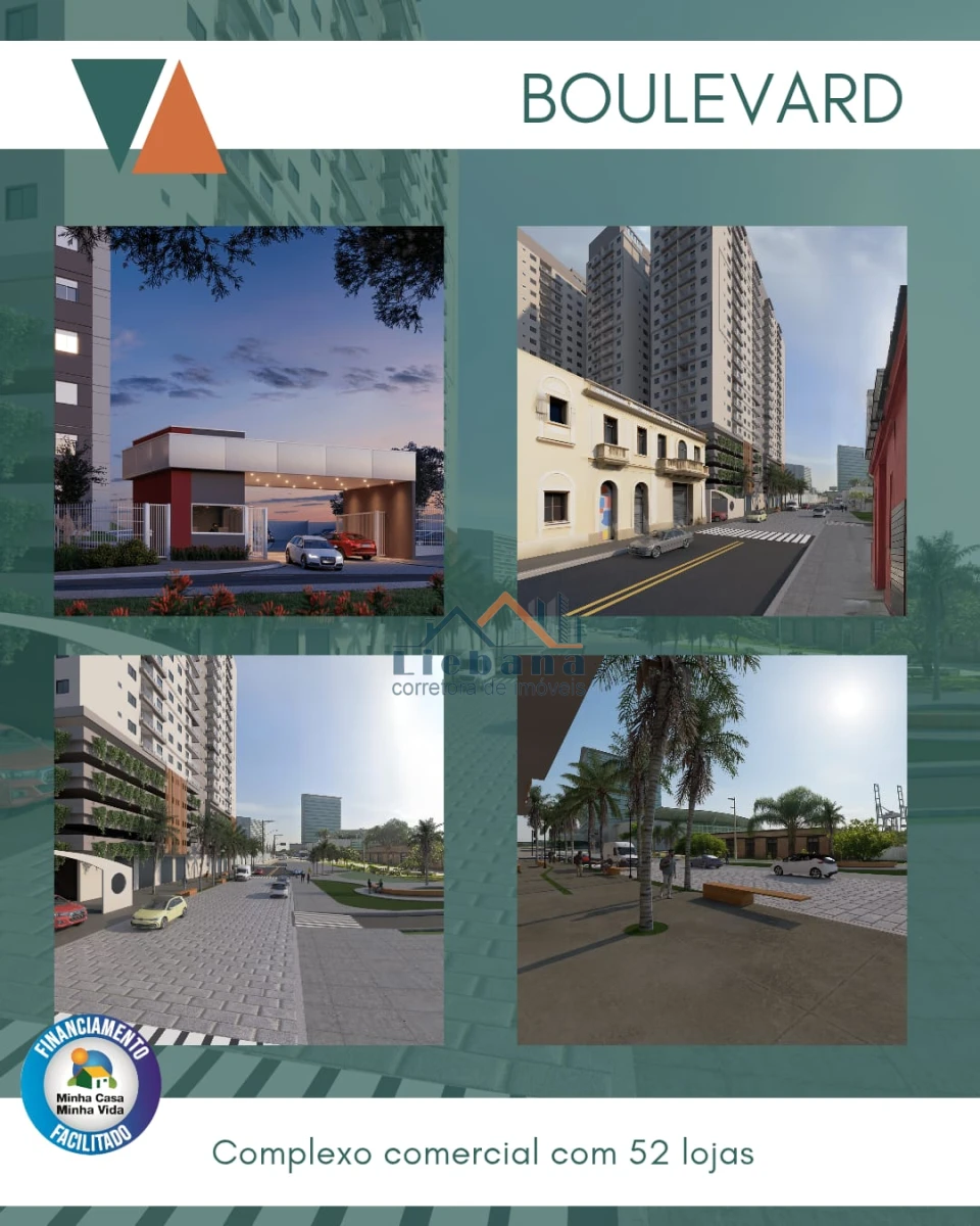 Imagens do imóveis Apartamento Na Planta Em Santos 2 Dormitórios 1 Vaga De Garagem