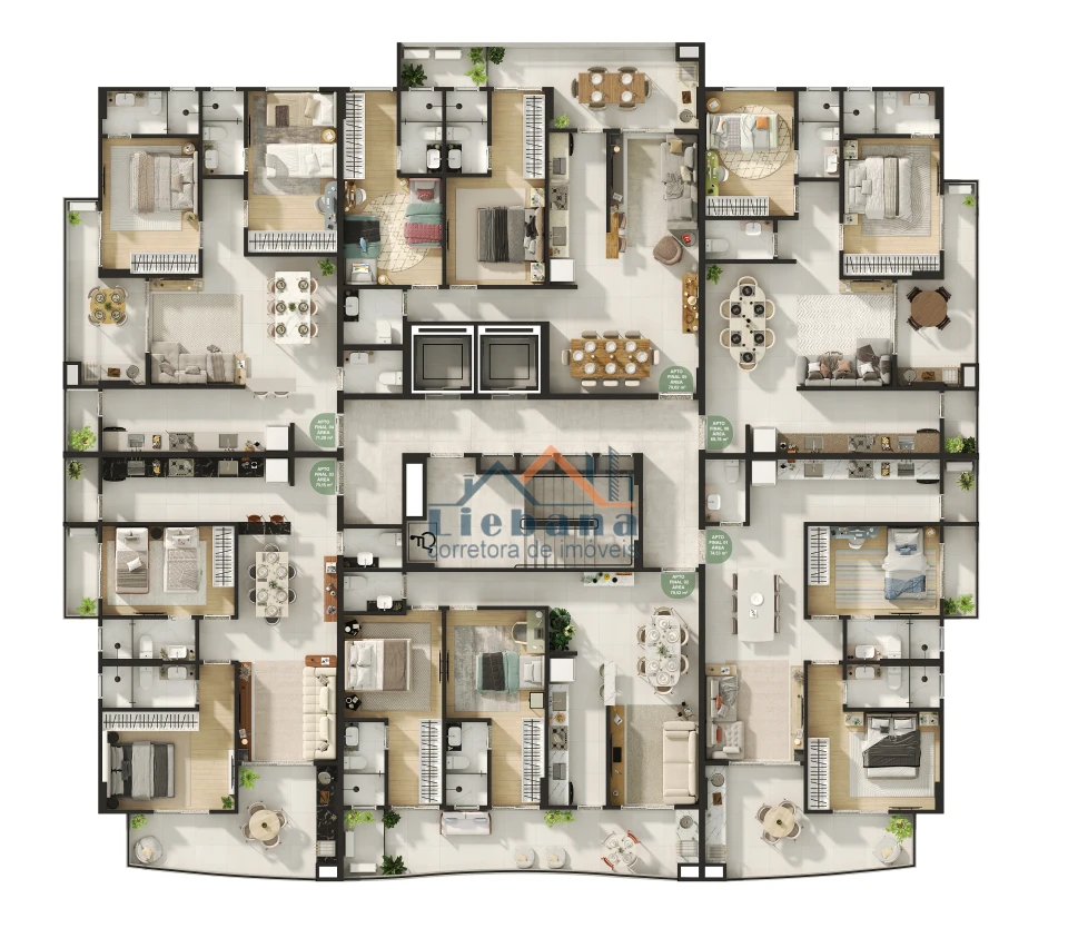 Imagens do imóveis APARTAMENTO EM OBRAS  78M2 - GUILHERMINA