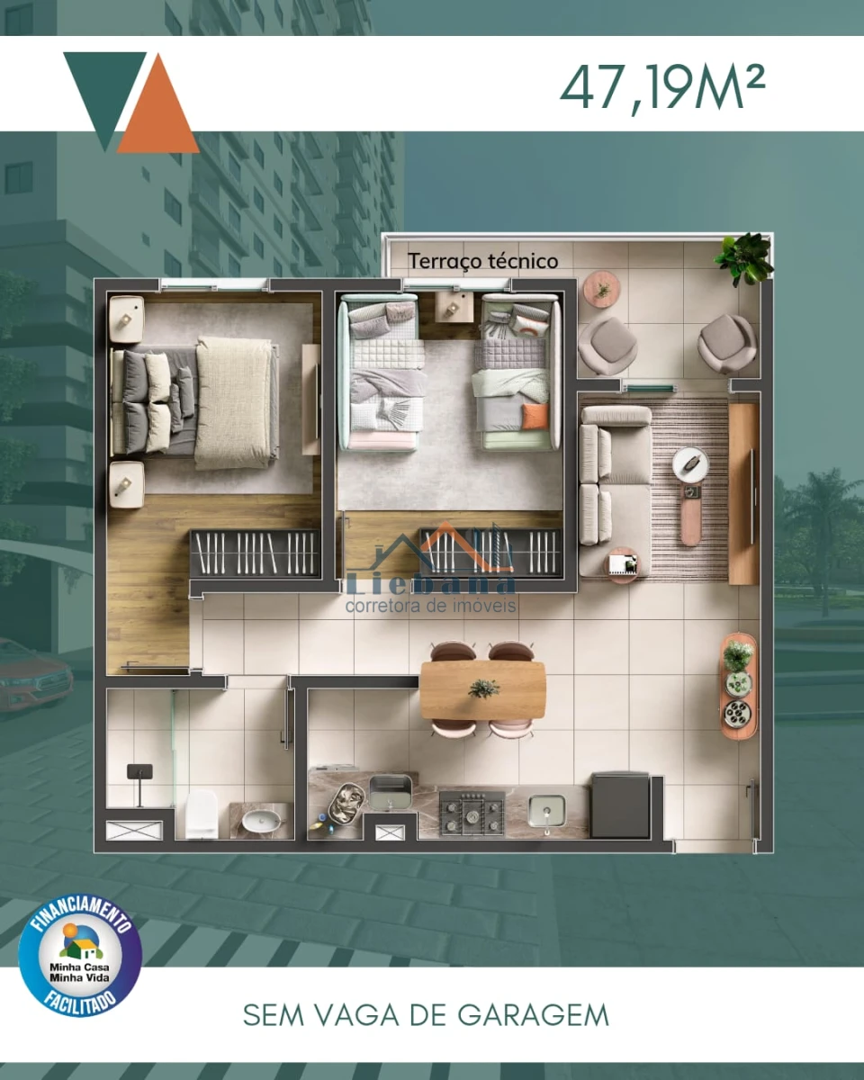 Imagens do imóveis Apartamento Na Planta Em Santos 2 Dormitórios 1 Vaga De Garagem