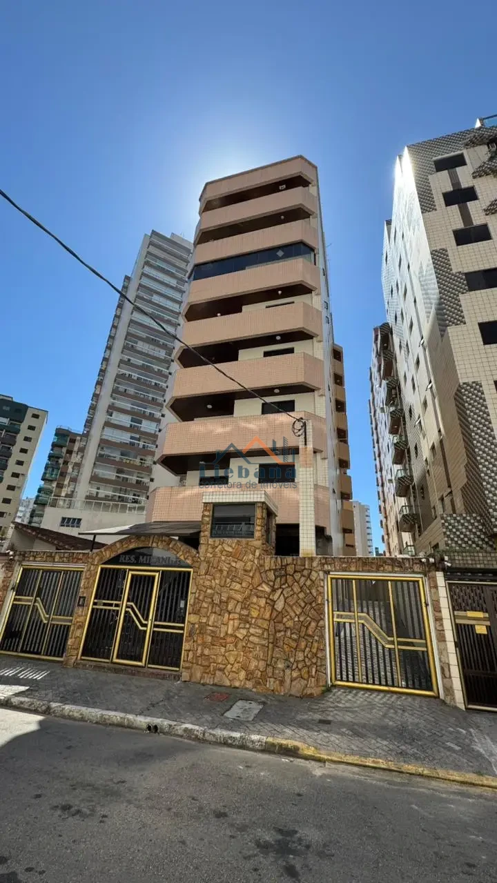 Imagens do imóveis 1 dormitório com 2 sacadas - 200 metros do mar