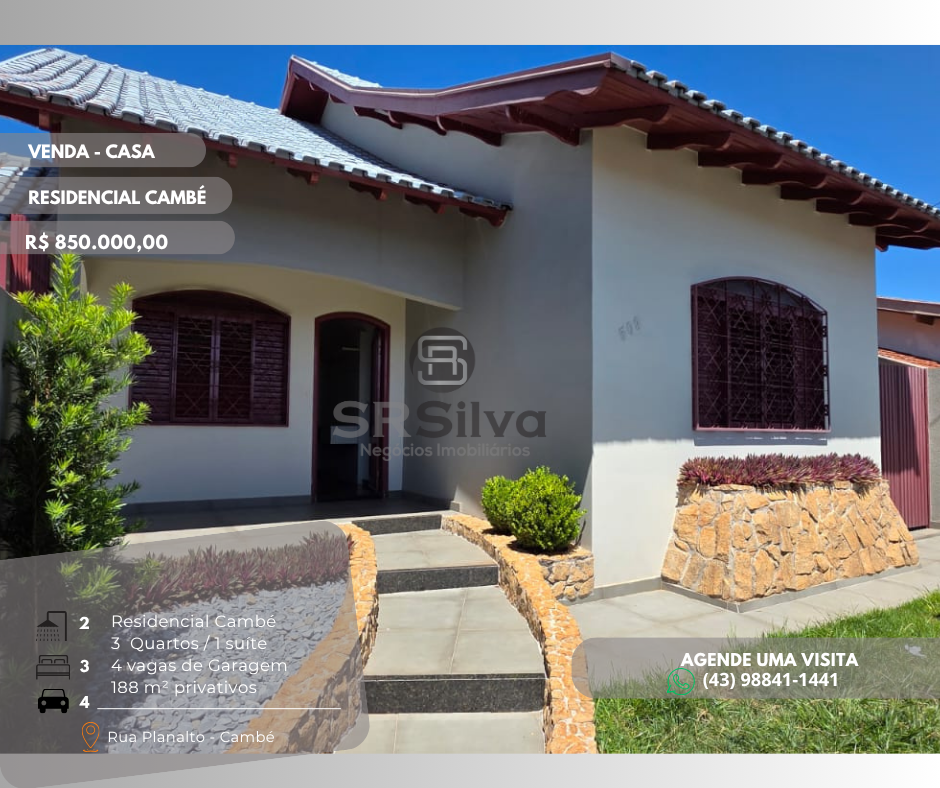 Imagens do imóveis Casa À Venda Parque Residencial Cambé Cambé