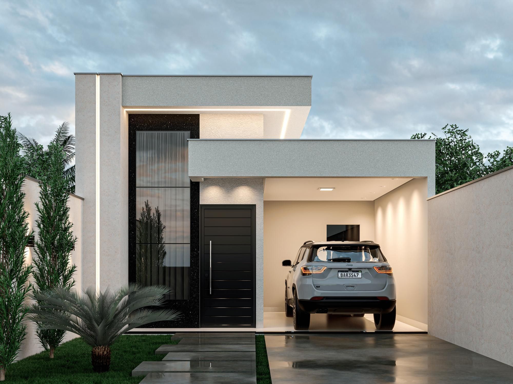 Casas 3Q com 1 suíte no Santa Luzia