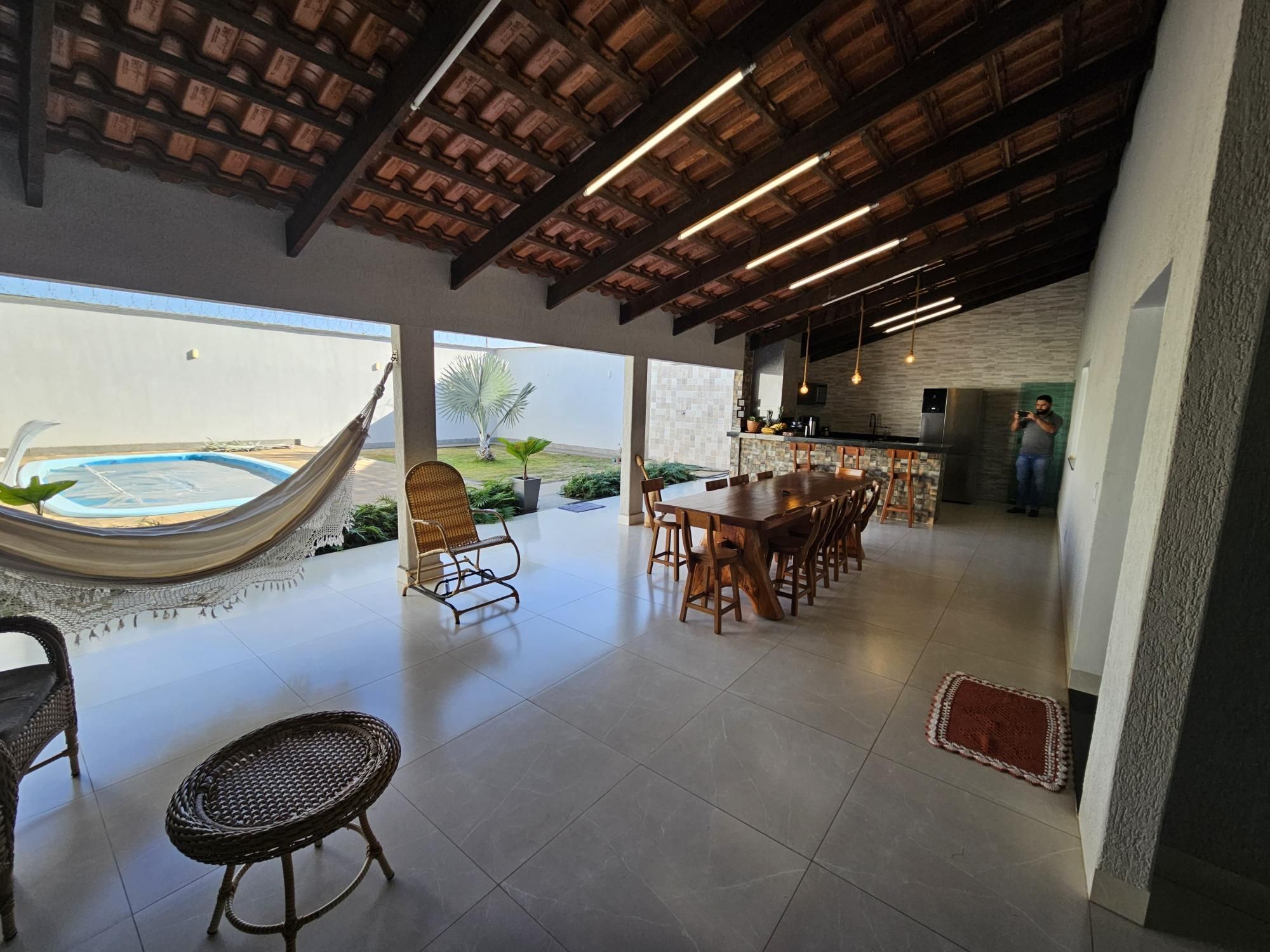 casa 3 quartos e suite com piscina Residencial Caraibas