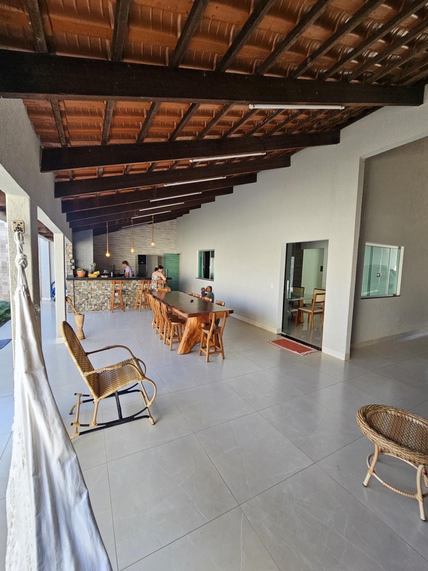 casa 3 quartos e suite com piscina Residencial Caraibas