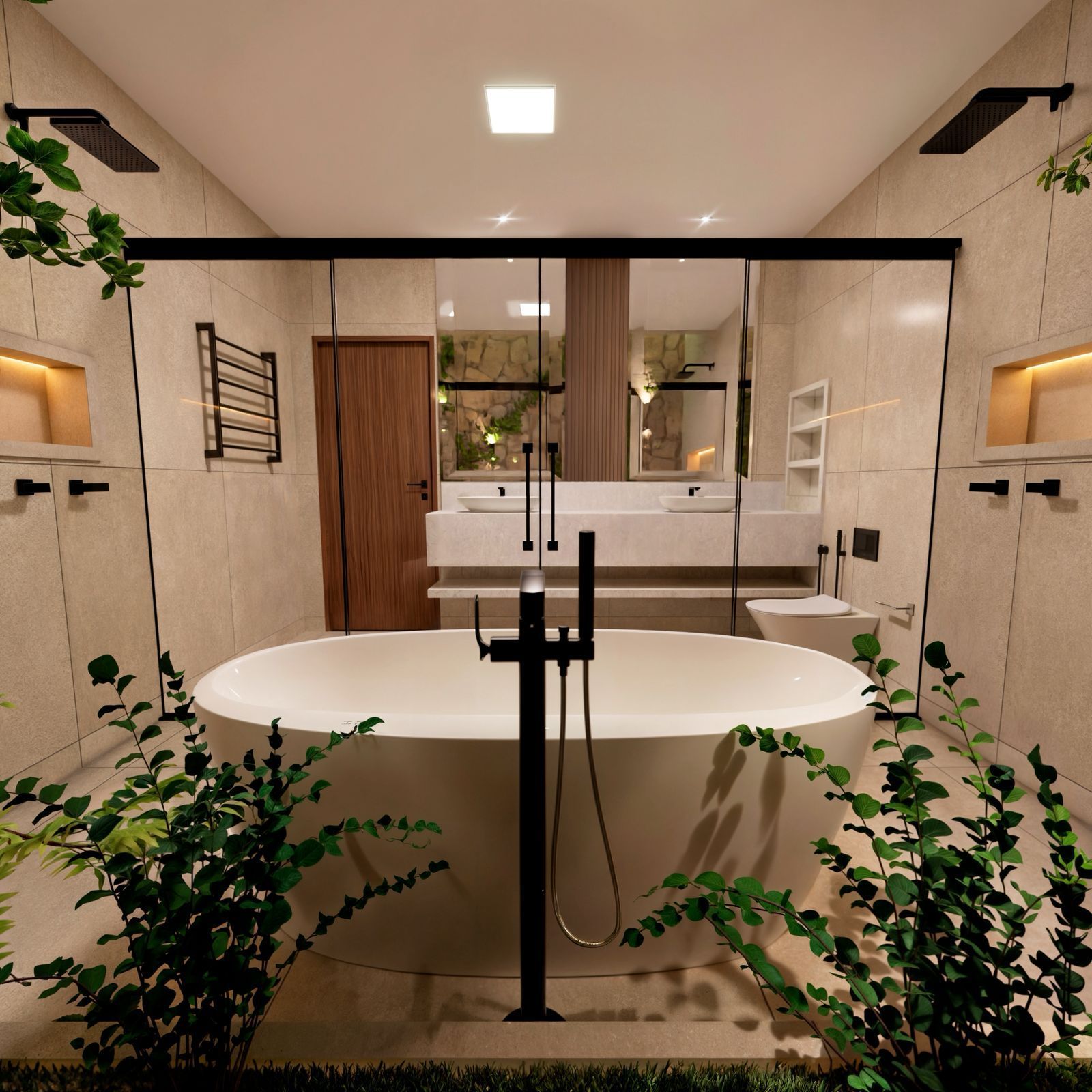 Casa 4 suites com banheira Jardim Atlantico