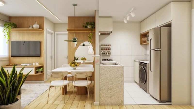 Imagens do imóveis Apartamento 2 dormitórios para Venda, 1 banheiro, 1 vaga de garagem, área útil 40,78 m²