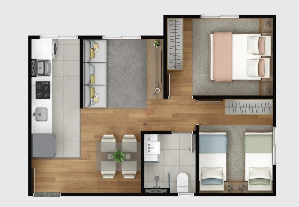 Imagens do imóveis Apartamento À Venda Porto Aurora Condominio Clube Londrina