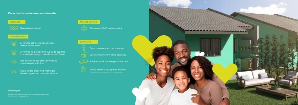 Imagens do imóveis Casa 2 dormitórios para Venda , 1 banheiro, 1 vaga de garagem, área útil 42,37 m²